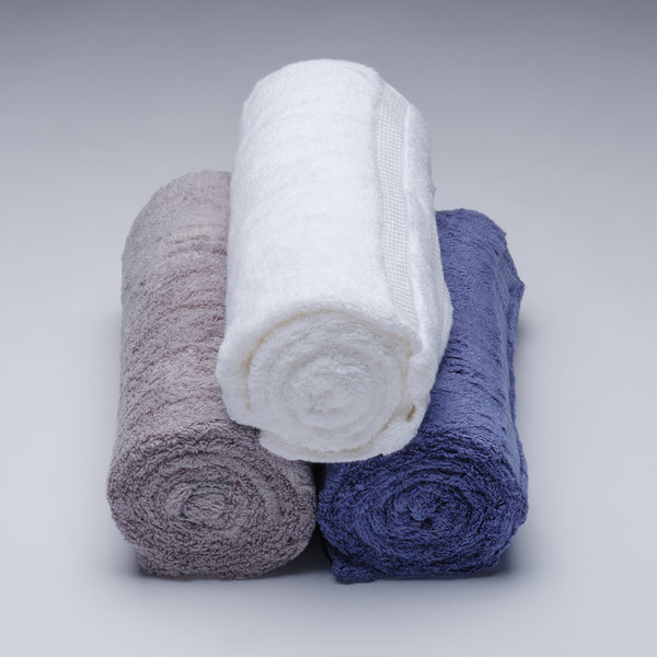 TOALLA DE BAÑO DE BAMBÚ ORGÁNICO BLANCO NUBE